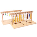 Montessori Math Teaching Set: Number Beads Stairs & Hanger Board (1-20