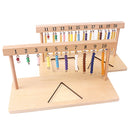 Montessori Math Teaching Set: Number Beads Stairs & Hanger Board (1-20