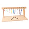 Montessori Math Teaching Set: Number Beads Stairs & Hanger Board (1-20