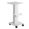 ABS Beauty Salon Trolley - Rolling Cart with Aluminum Stand