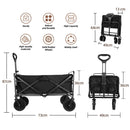 Heavy Duty Collapsible Folding Wagon Cart