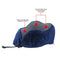 U Shaped Memory Foam Travel Pillow with Massage Function