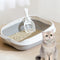 Portable Semi-Closed Cat Litter Box